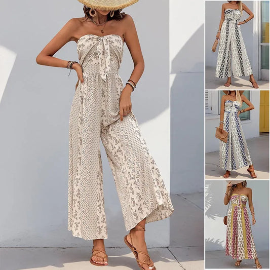 The Denmark Hill Wide-Leg Backless Jumpsuit