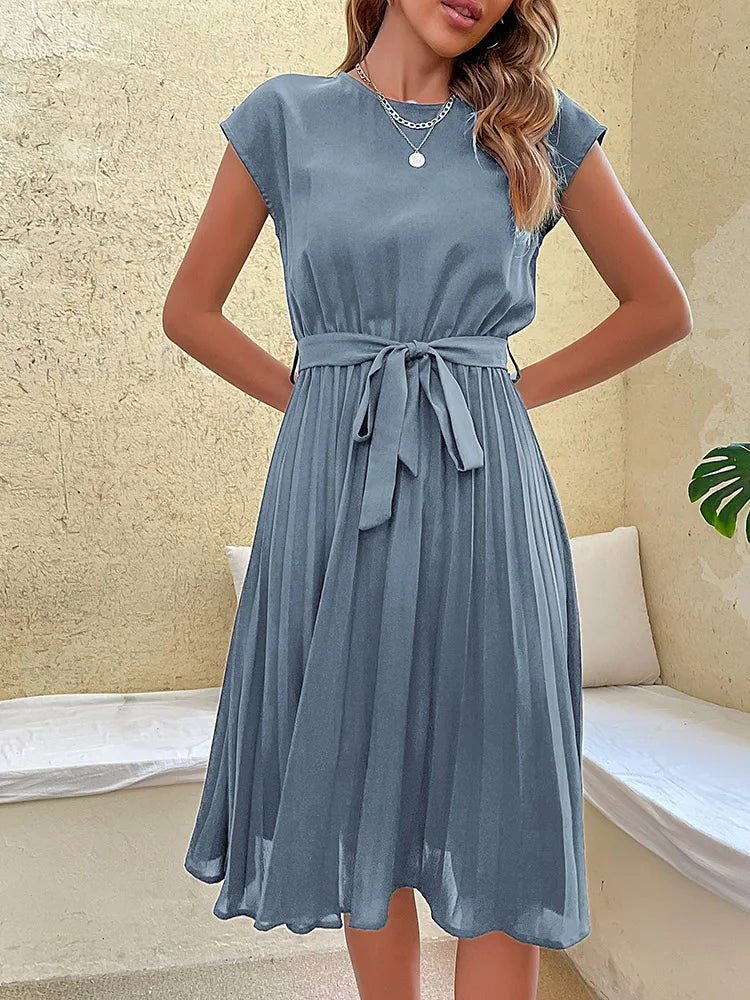 The Holland Park Pleated Tunic Dress