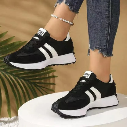 The Norwood Green Retro Running Trainers