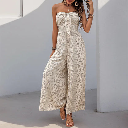 The Denmark Hill Wide-Leg Backless Jumpsuit
