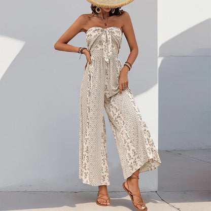 The Denmark Hill Wide-Leg Backless Jumpsuit