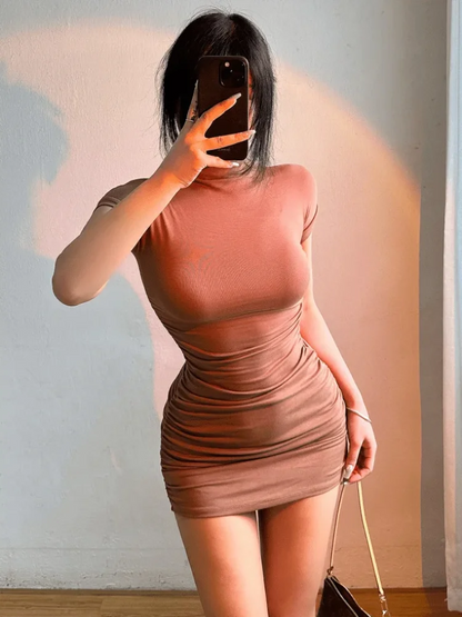 The Belgravia Ribbed Mini Dress