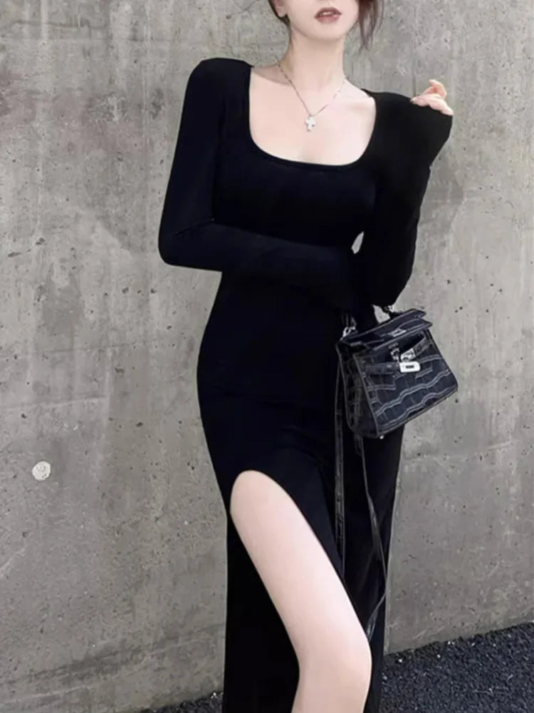 The Bermondsey Side-Slit Bodycon Dress