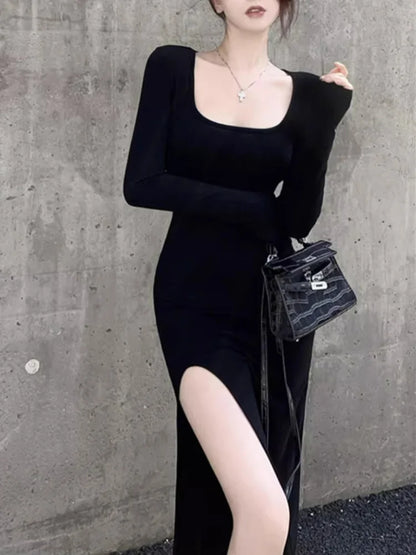 The Bermondsey Side-Slit Bodycon Dress