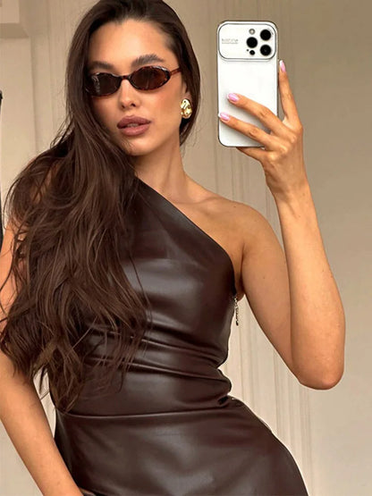 The Stamford Hill One-Shoulder Zip Jacket