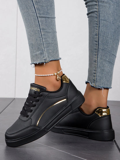 The Dagenham Classic Leather Platform Trainers