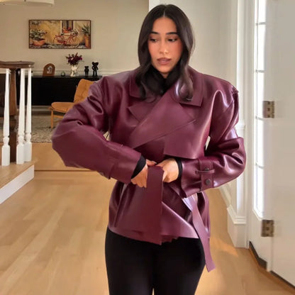 The Willesden Lace-Up Leather Jacket