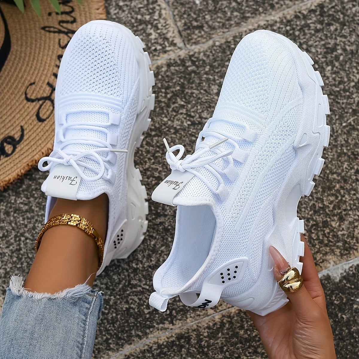The Whitton Knit Soft-Sole Trainers
