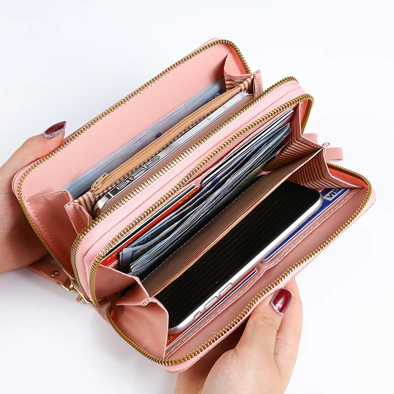 The Battersea Embossed Zip Wallet