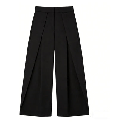 The Clapton Pleated Wide-Leg Trousers