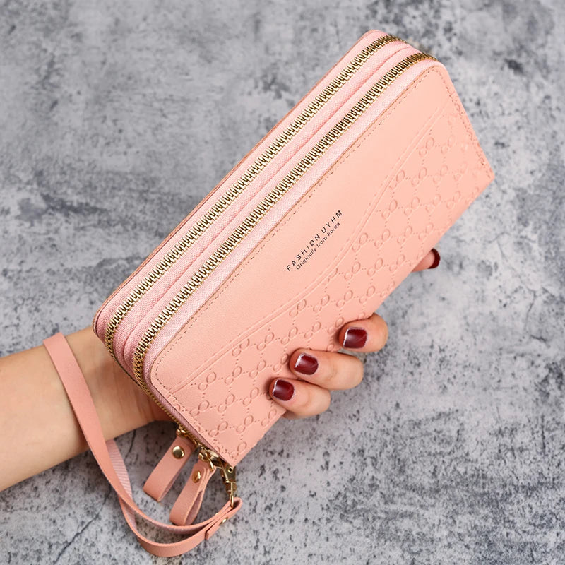 The Battersea Embossed Zip Wallet