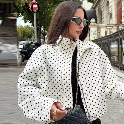 The Plumstead Polka Dot Bomber Jacket
