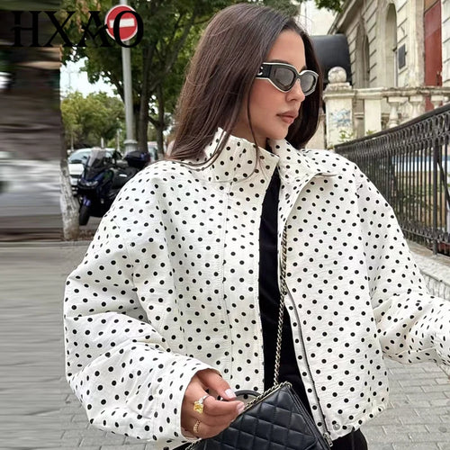 The Plumstead Polka Dot Bomber Jacket