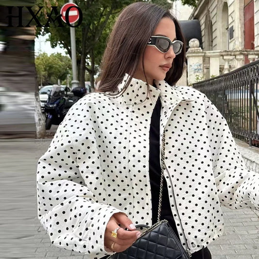 The Plumstead Polka Dot Bomber Jacket