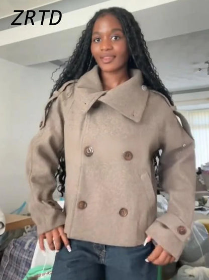 The Maida Vale Double-Breasted Wool Coat