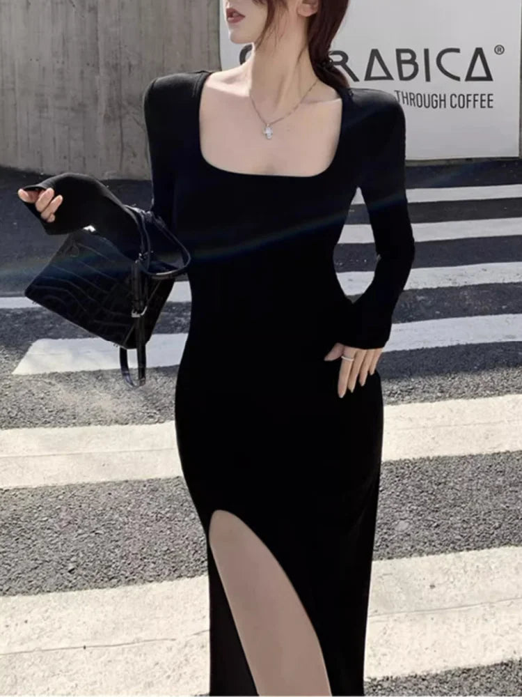 The Bermondsey Side-Slit Bodycon Dress