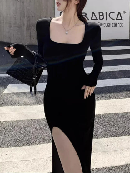 The Bermondsey Side-Slit Bodycon Dress