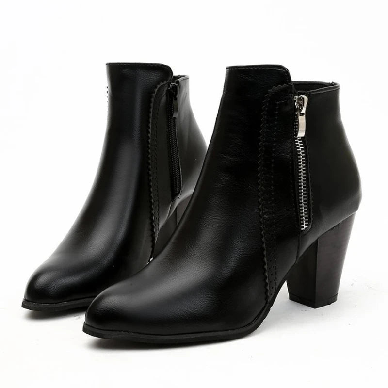 The Petersham Zip-Up Ankle Boots