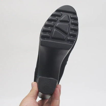 The Falconwood Suede Platform Ankle Boots