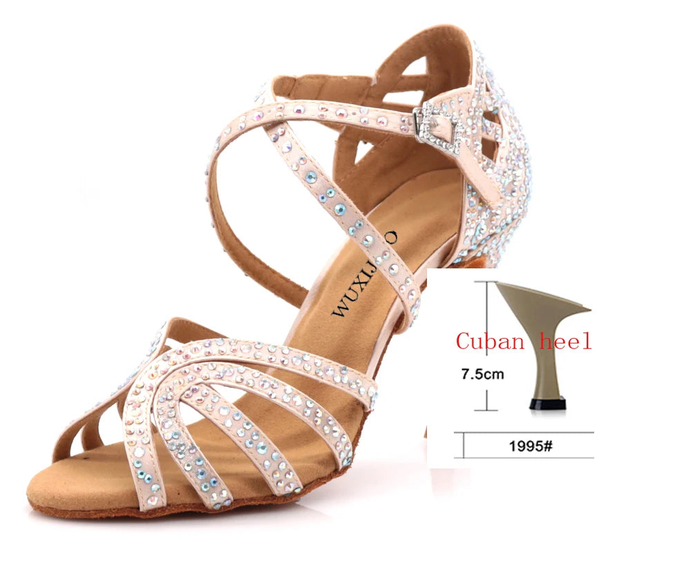 The Gunnersbury Satin Dance Heels