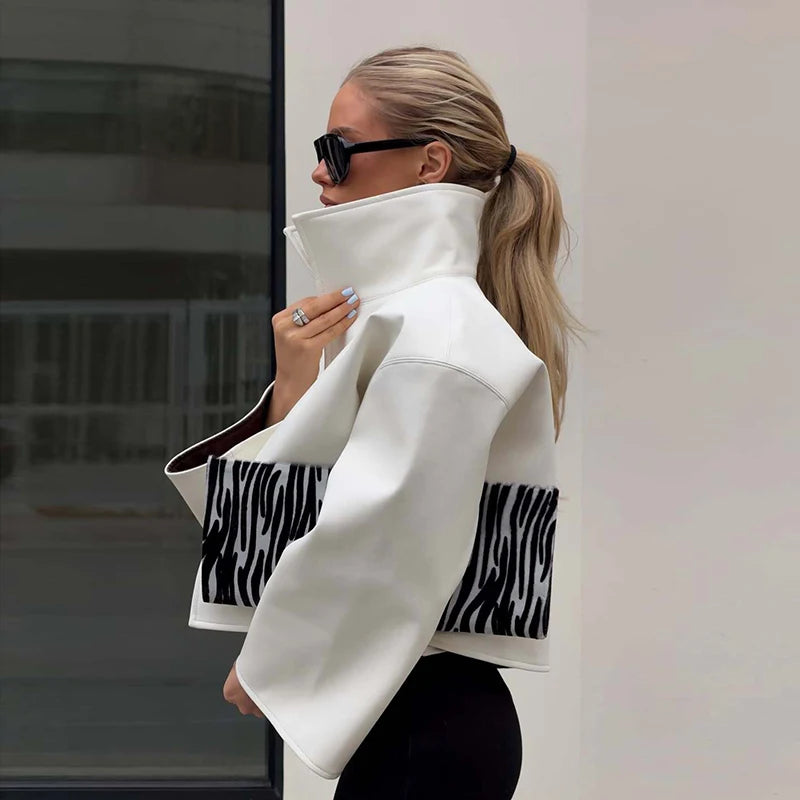 The Kilburn Cinched-Waist Biker Jacket