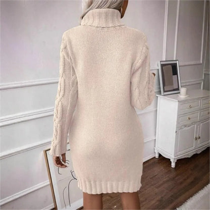 The Gidea Park High-Neck Knit Dress