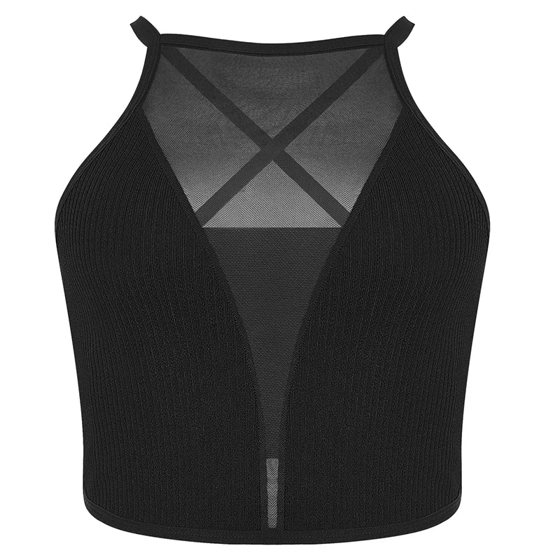 The Cheam Ribbed Backless Bralette