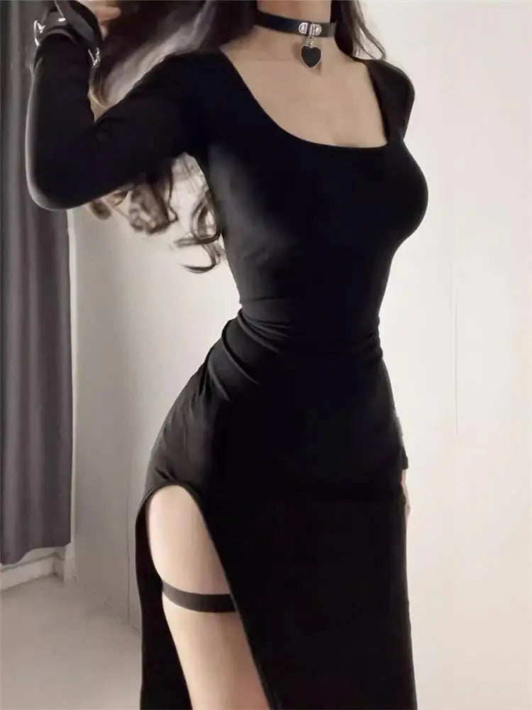 The Bermondsey Side-Slit Bodycon Dress