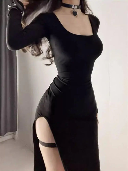 The Bermondsey Side-Slit Bodycon Dress