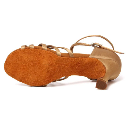 The Oakwood Suede Tango Heels