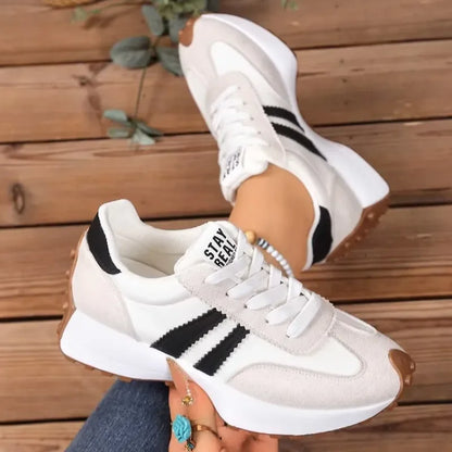 The Norwood Green Retro Running Trainers