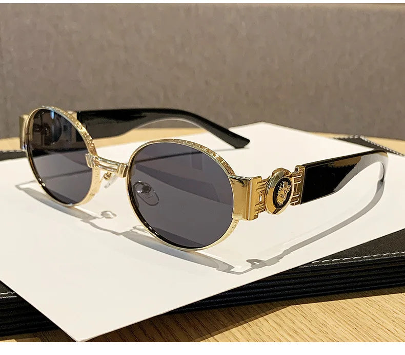 The Ickenham Vintage Oval Sunglasses