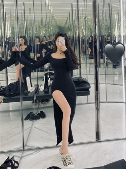 The Bermondsey Side-Slit Bodycon Dress
