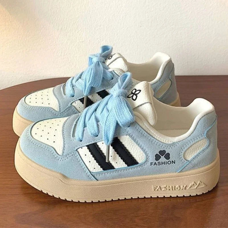 The Plaistow Patchwork Flat Trainers