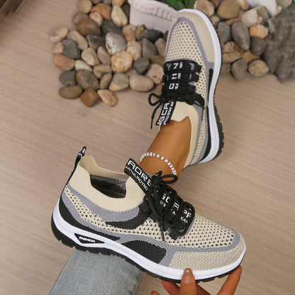 The West Wickham Two-Tone Patchwork Trainers