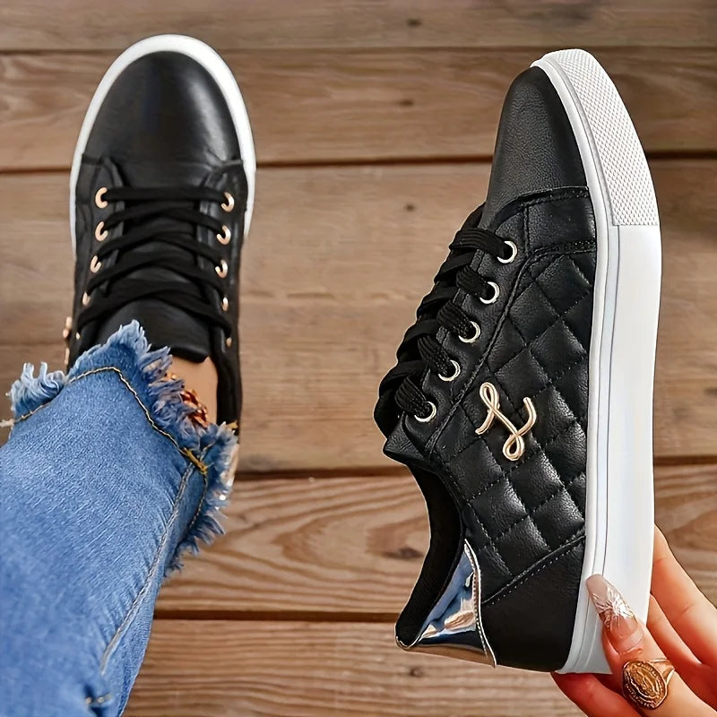 The Mile End Embellished Lace-Up Trainers