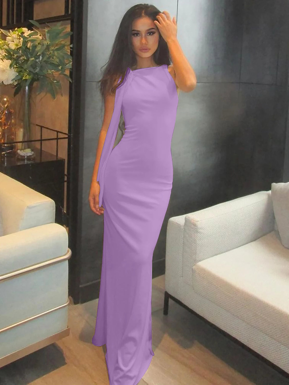 The Dalston Patchwork Bodycon Maxi Dress