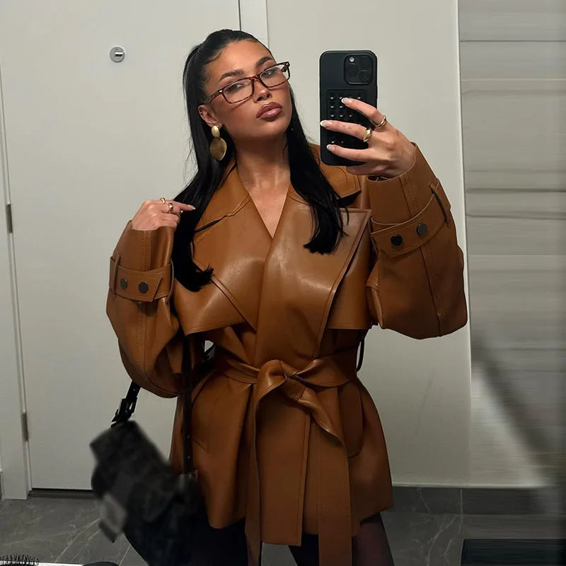 The Willesden Lace-Up Leather Jacket
