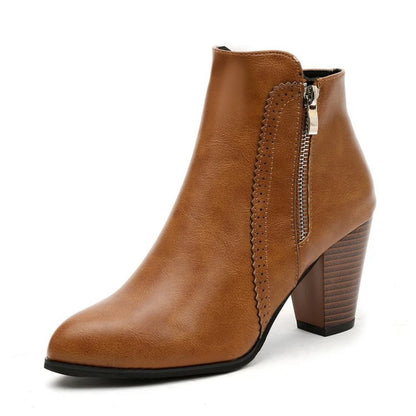 The Petersham Zip-Up Ankle Boots