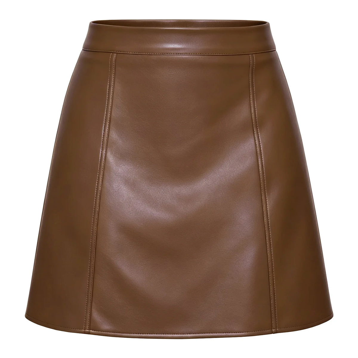 The Tottenham High-Waist Leather Skirt