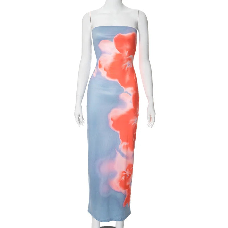 The Barnsbury Bandeau Stretch Maxi Dress