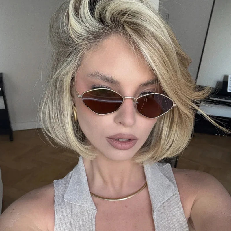 The Queensbury Polygon Frame Sunglasses