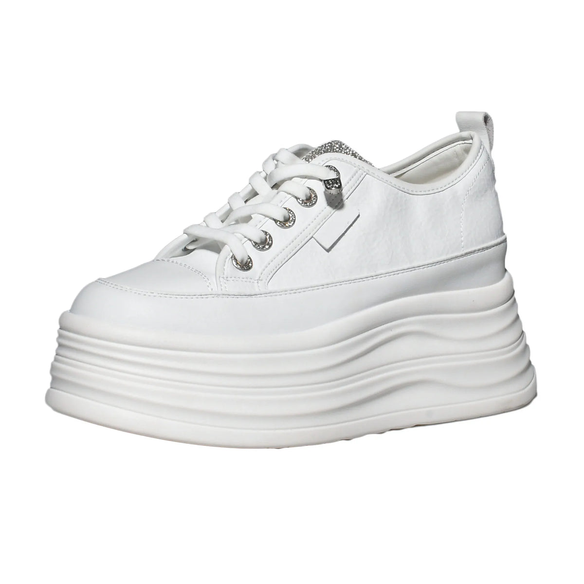The Motspur Park Hidden-Heel Platform Trainers