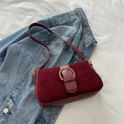 The Streatham Suede Shoulder Bag