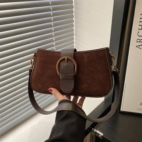The Streatham Suede Shoulder Bag