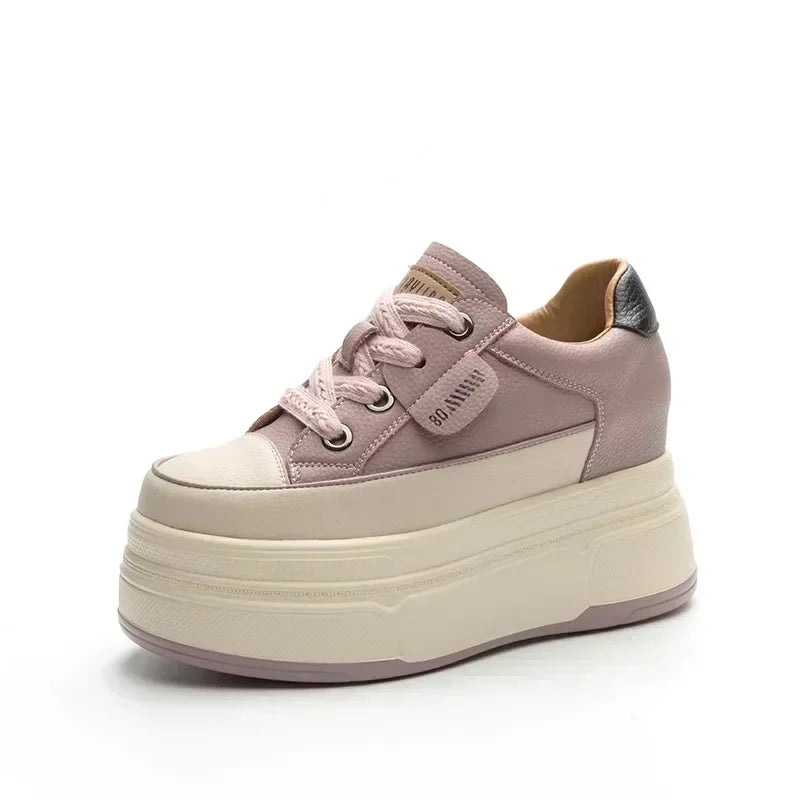 The Motspur Park Hidden-Heel Platform Trainers