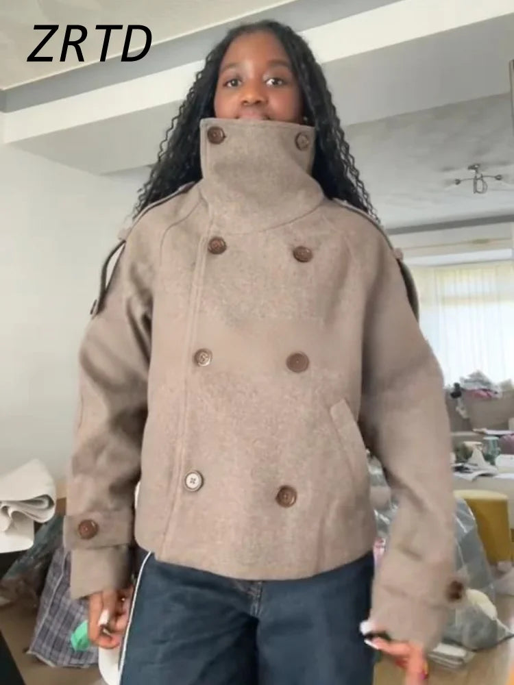 The Maida Vale Double-Breasted Wool Coat