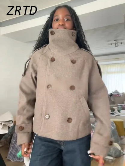 The Maida Vale Double-Breasted Wool Coat