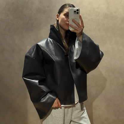 The Kilburn Cinched-Waist Biker Jacket