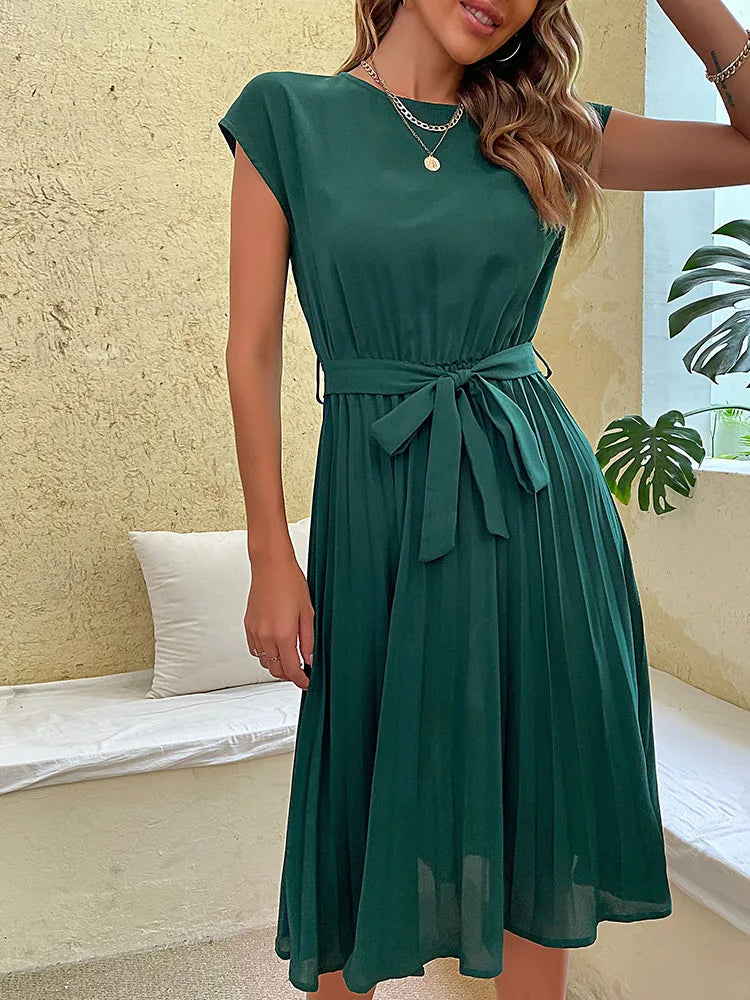 The Holland Park Pleated Tunic Dress